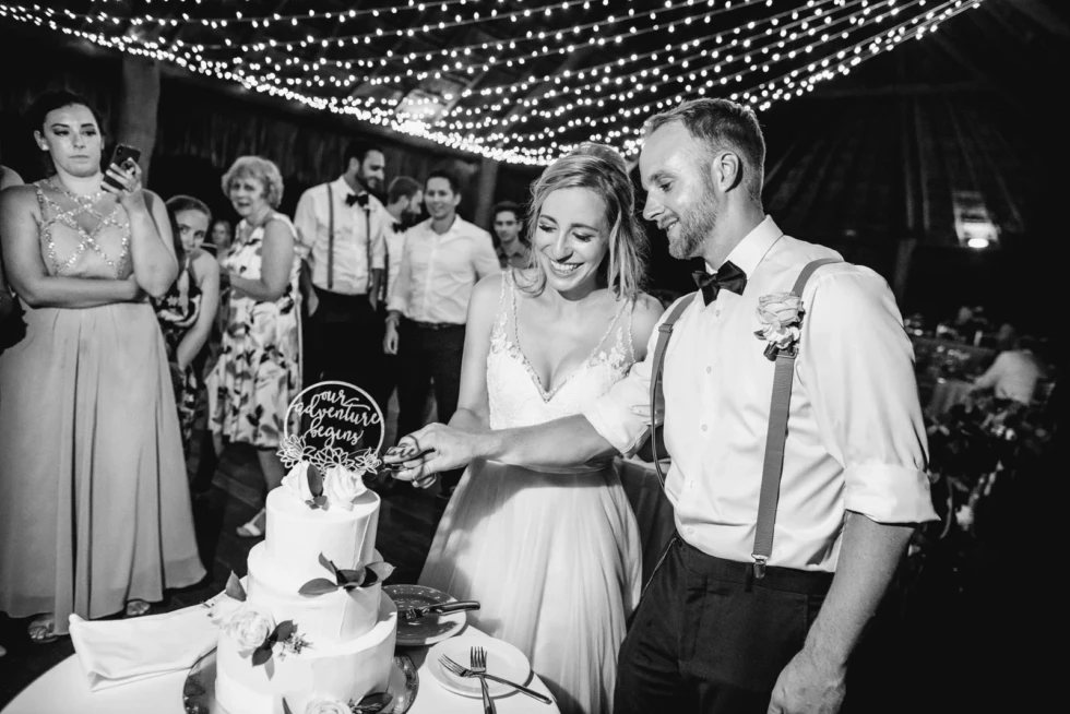 Lighting for Cake Cutting Photos in Zihuatanejo