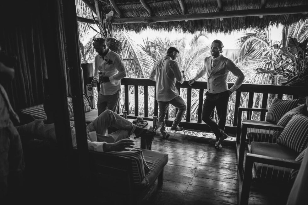 Groom’s Getting-Ready Shots in Zihuatanejo